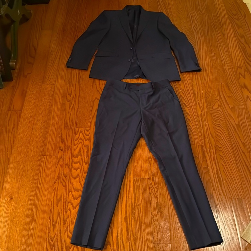 Navy male suit